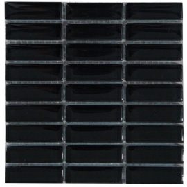Mozaiek tegels glas zwart