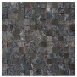 Mozaiek tegels marmer aluminium 30x30cm M753(1) Topmozaiek24