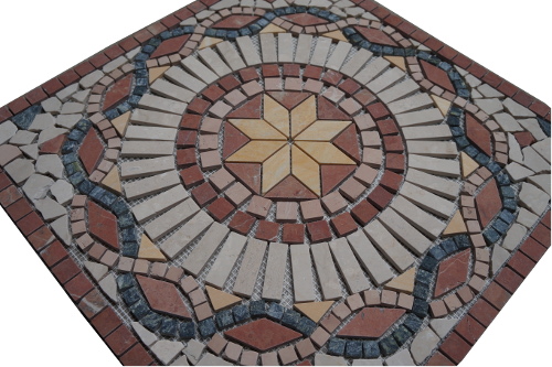 Mozaiek tegel medallion 60x60cm 015 Topmozaiek24