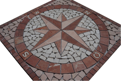 Mozaiek tegels medallion 60x60cm 018 Topmozaiek24
