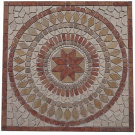 Mozaiek tegel medallion 60x60cm 024(1) Topmozaiek24