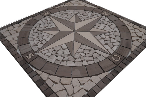 Mozaiek tegels medallion 60x60cm 031 Topmozaiek24