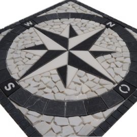 Mozaiek tegels medallion 60x60cm 034 Topmozaiek24