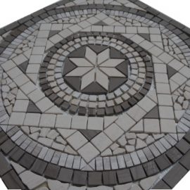 Mozaiek tegels medallion 60x60cm 053 Topmozaiek24