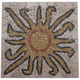 Mozaiek tegels medallion 60x60cm Sun(1) Topmozaiek24
