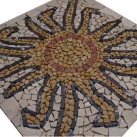Mozaiek tegels medallion 60x60cm Sun Topmozaiek24