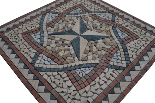 Mozaiek tegels medallion 66x66cm 038 Topmozaiek24