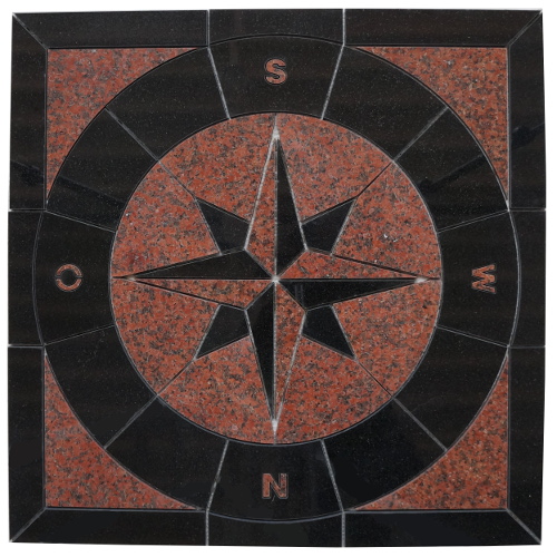 Mozaiek tegel medallion 67x67cm 036(3) Topmozaiek24