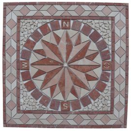 Mozaiek tegels medallion 67x67cm 052 Topmozaiek24