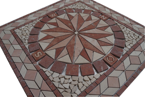 Mozaiek tegels medallion 67x67cm 052 Topmozaiek24