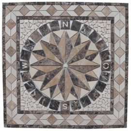 Mozaiek tegel medallion 67x67cm 058(1) Topmozaiek24