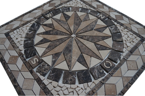 Mozaiek tegel medallion 67x67cm 058 Topmozaiek24