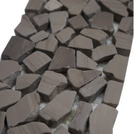Mozaiek tegelstrip marmer 10x30cm B489(2) Topmozaiek24