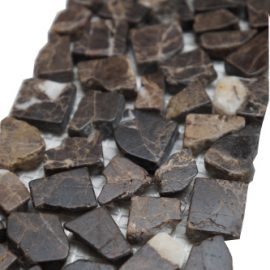 Mozaiek tegelstrip marmer 10x30cm B491(2) Topmozaiek24