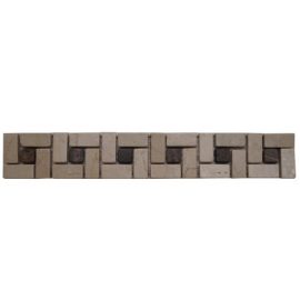 Mozaiek tegelstrip marmer 5x30cm B513 Topmozaiek24