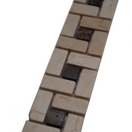 Mozaiek tegelstrip marmer 5x30cm B513(2) Topmozaiek24