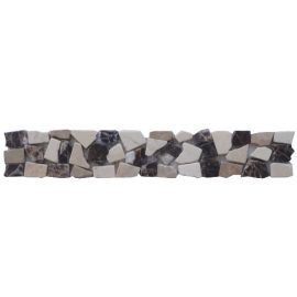 Mozaiek tegelstrip marmer 5x30cm B483 Topmozaiek24