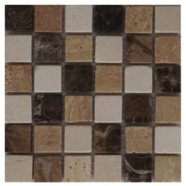 Mozaiek tegel marmer 15x15cm M571-15(1) Topmozaiek24