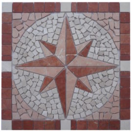 Mozaiek tegels medallion 60x60cm 072(1) Topmozaiek24