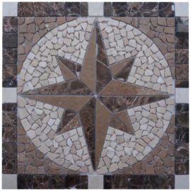 Mozaiek tegels medallion 60x60cm 073(1) Topmozaiek24