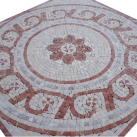 Mozaiek tegel medallion 60x60cm 075 Topmozaiek24