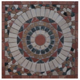 Mozaiek tegel medallion 60x60cm 51032(1) Topmozaiek24