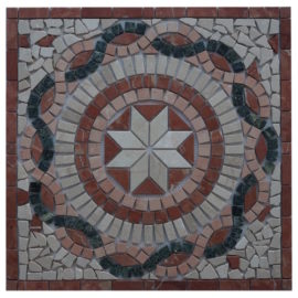 Mozaiek tegel medallion 66x66cm 51062(1) Topmozaiek24
